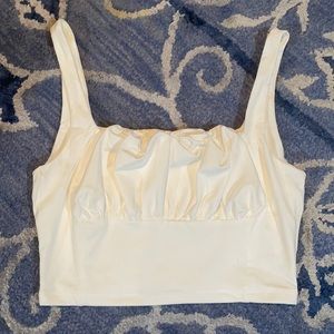 Super cute white tank top!